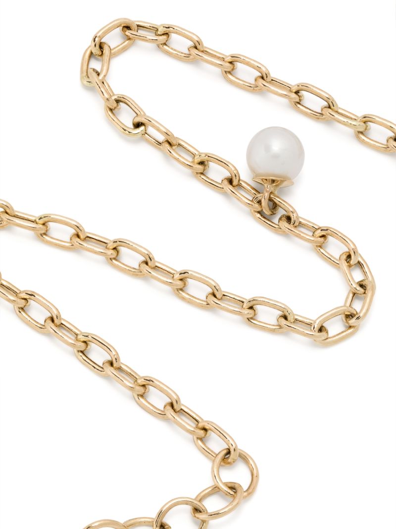 14k Yellow Gold Pearl Bracelet