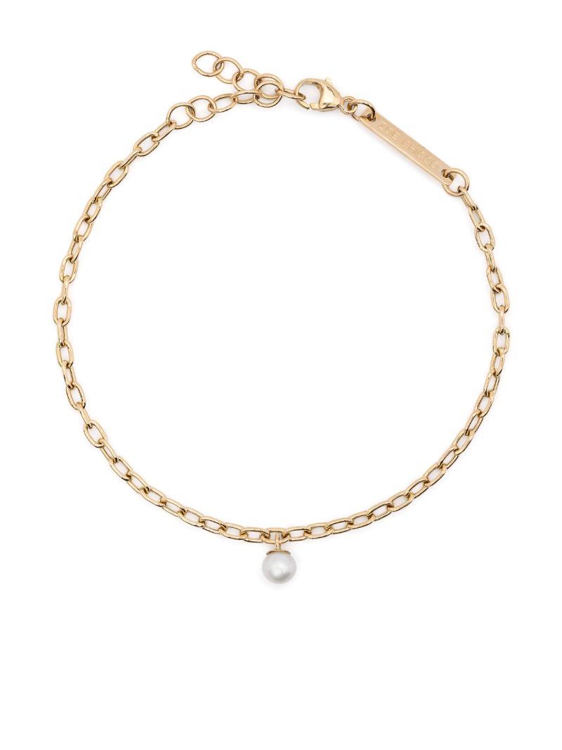 14k Yellow Gold Pearl Bracelet