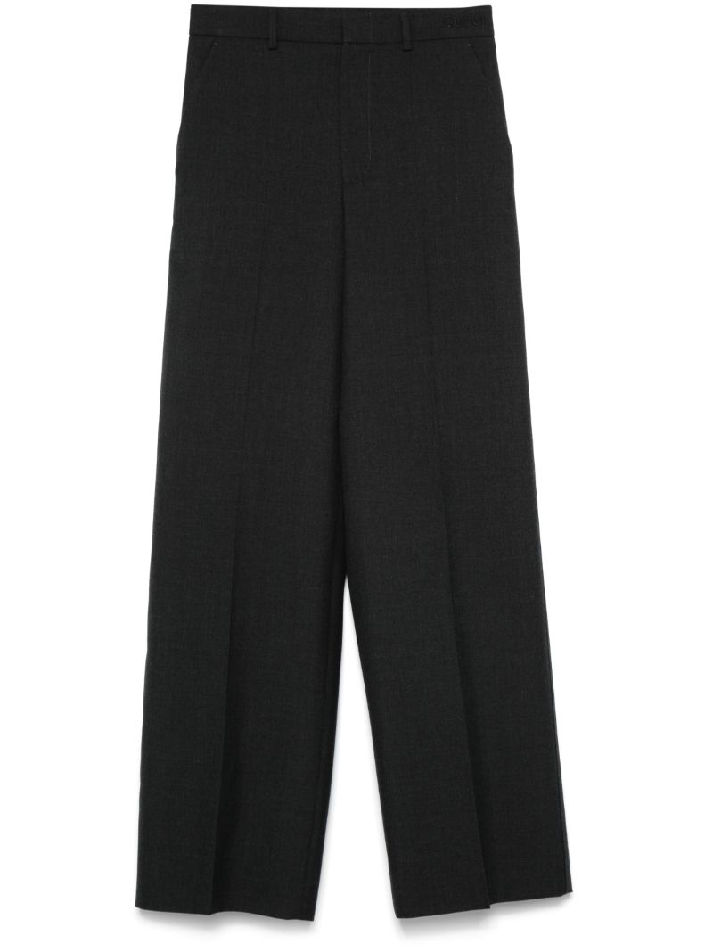 Grey Wool Trousers