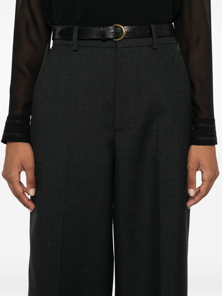 Grey Wool Trousers