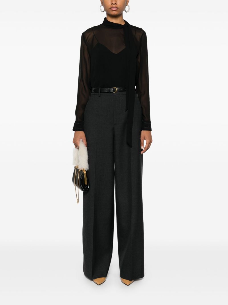 Grey Wool Trousers