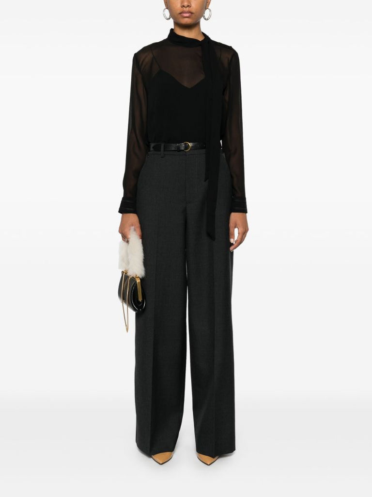 Grey Wool Trousers