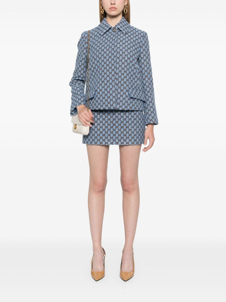 Gg Shadow Mini Skirt