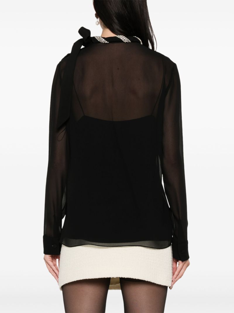 Crystal-embellished Blouse