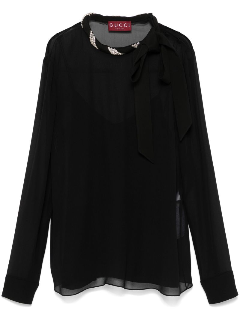 Crystal-embellished Blouse
