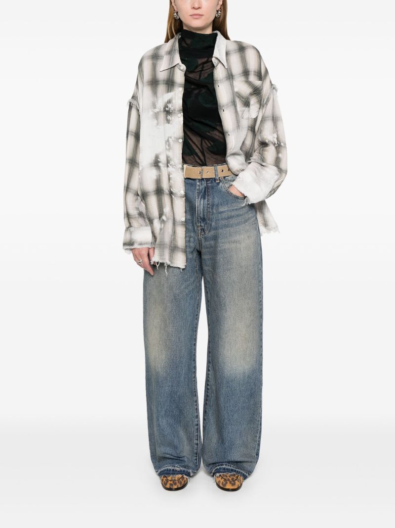 Blue D'arcy Wide-leg Jeans