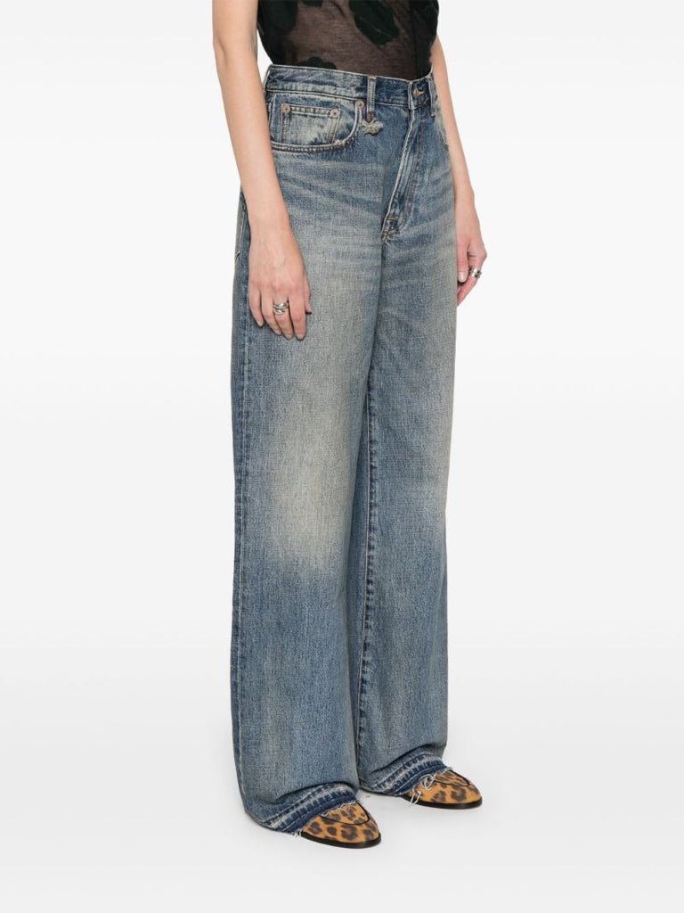 Blue D'arcy Wide-leg Jeans