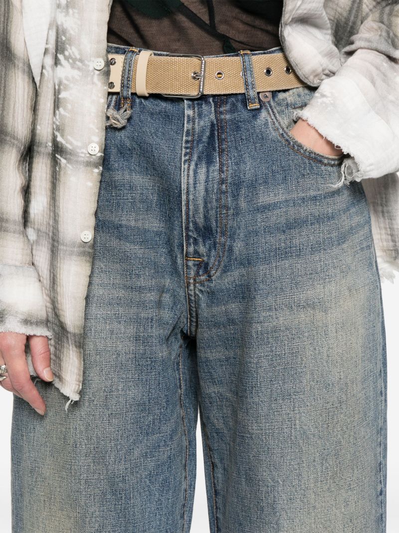 Blue D'arcy Wide-leg Jeans