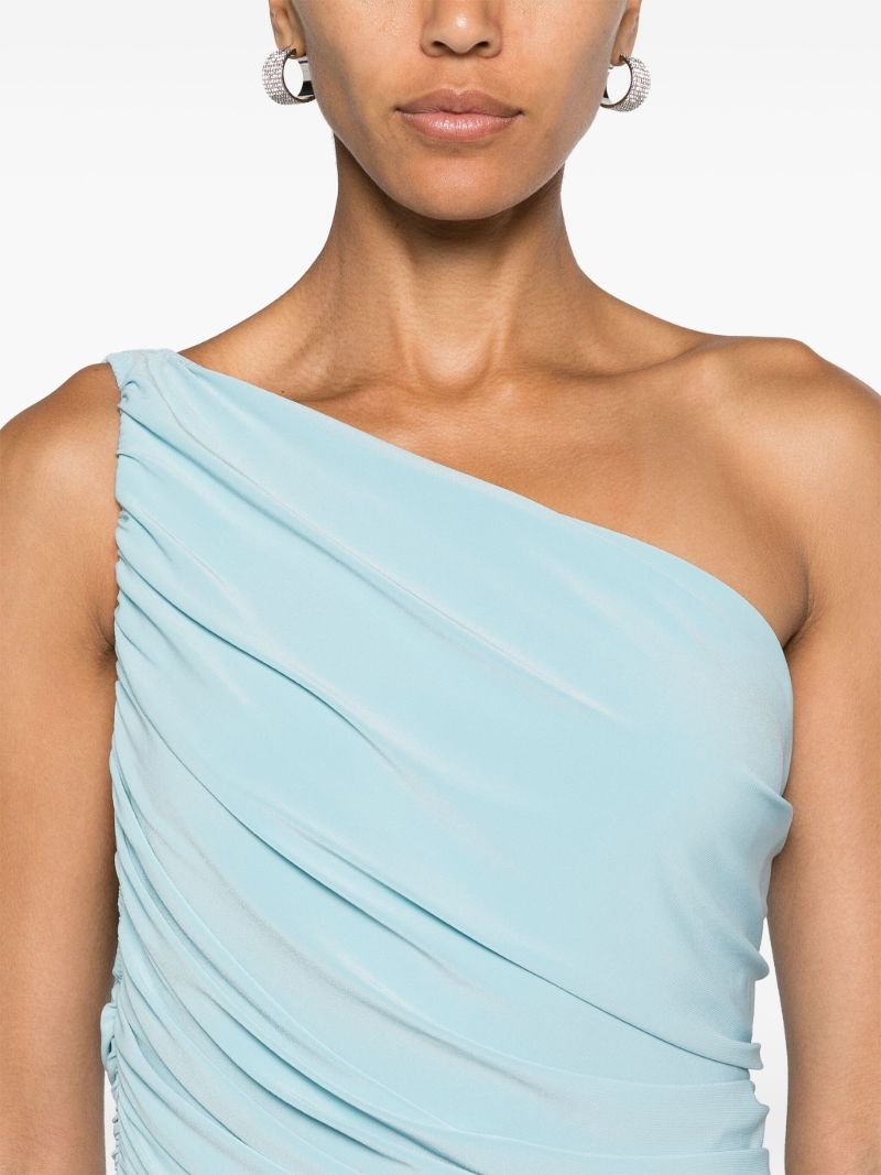 Blue Diana Ruched Gown