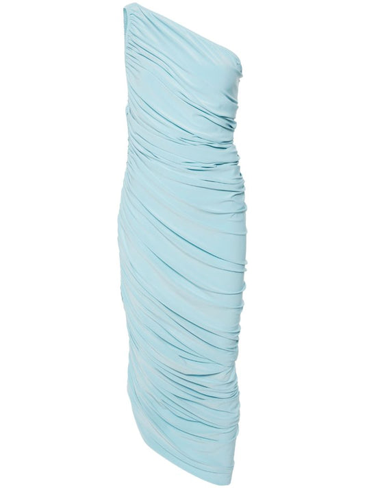 Blue Diana Ruched Gown