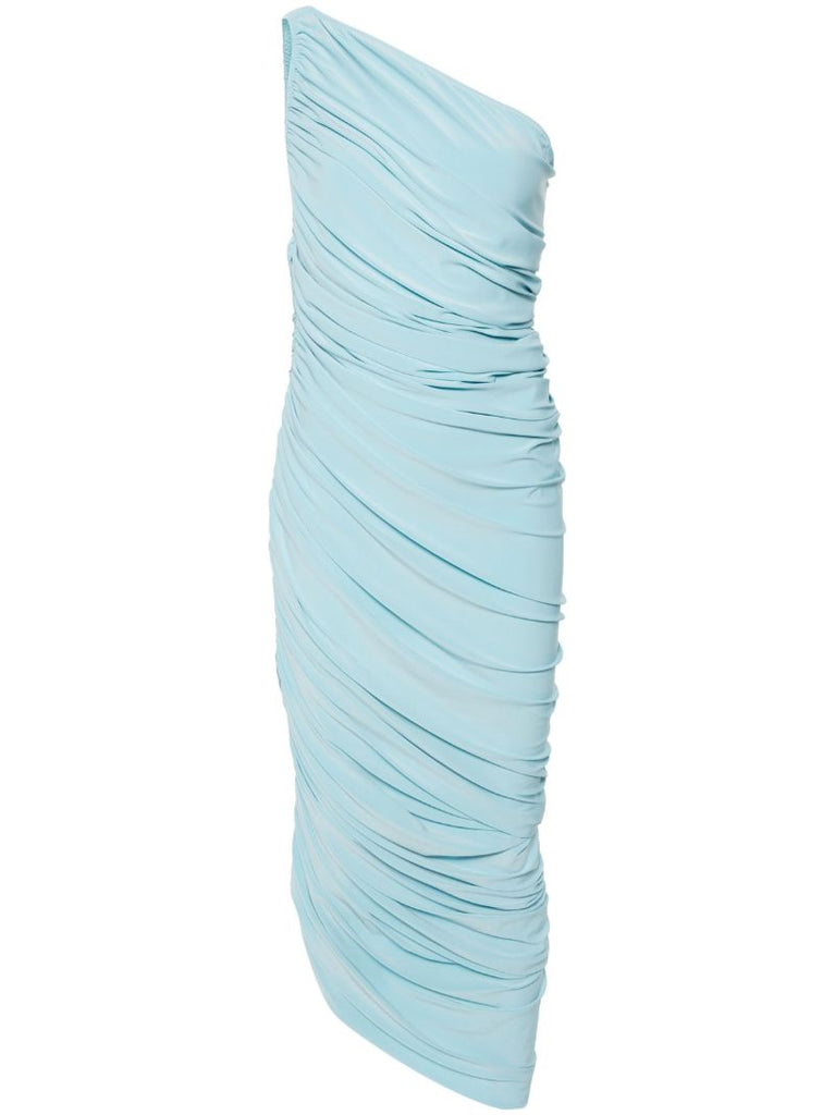 Blue Diana Ruched Gown