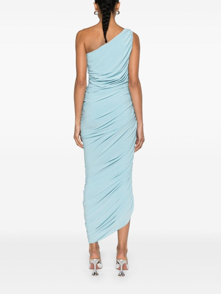 Blue Diana Ruched Gown