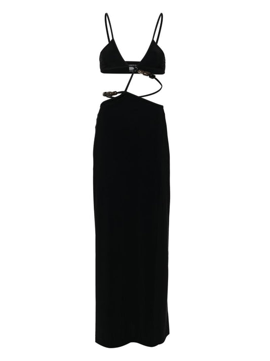 Crystal Fracture Maxi Dress