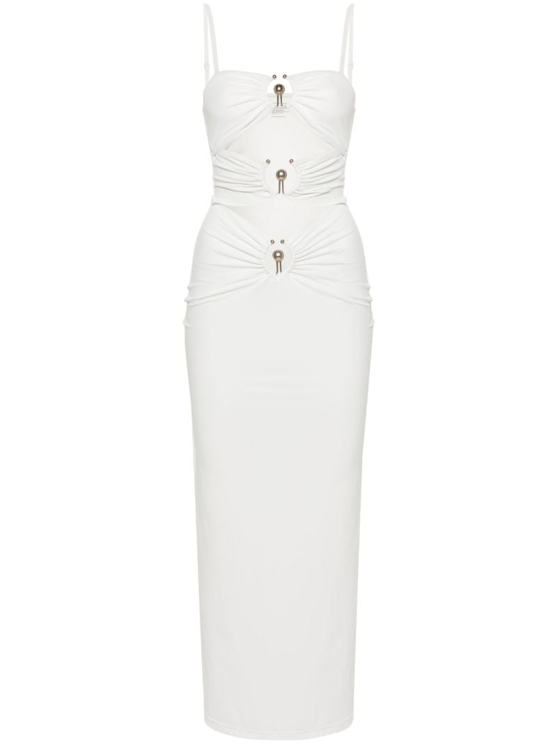 Pierced Orbit Midi Dress