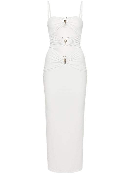 Pierced Orbit Midi Dress