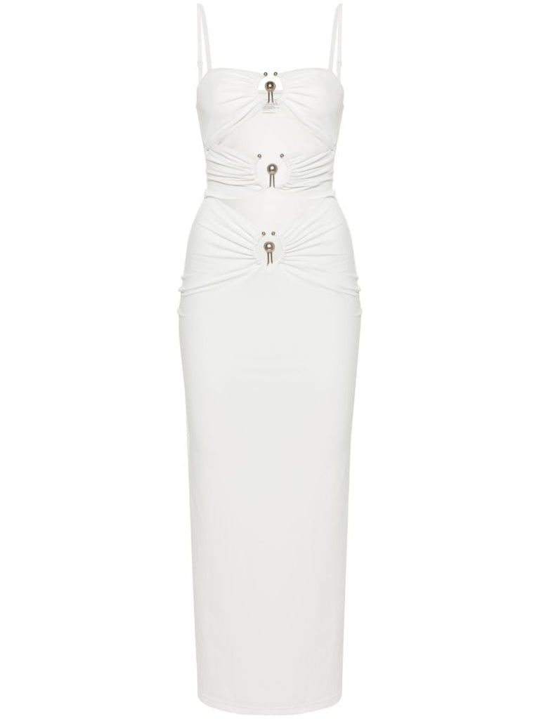 Pierced Orbit Midi Dress