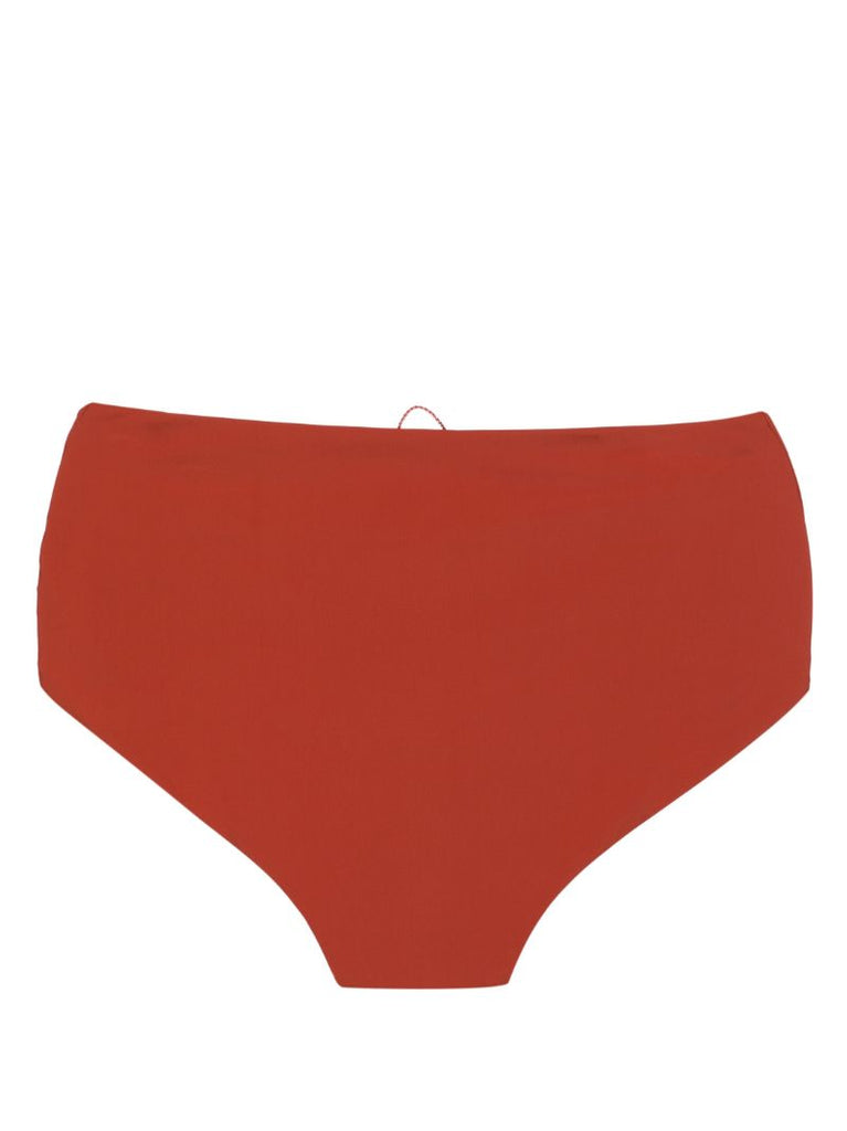 Crystal Orbit Ruched Bikini Bottoms