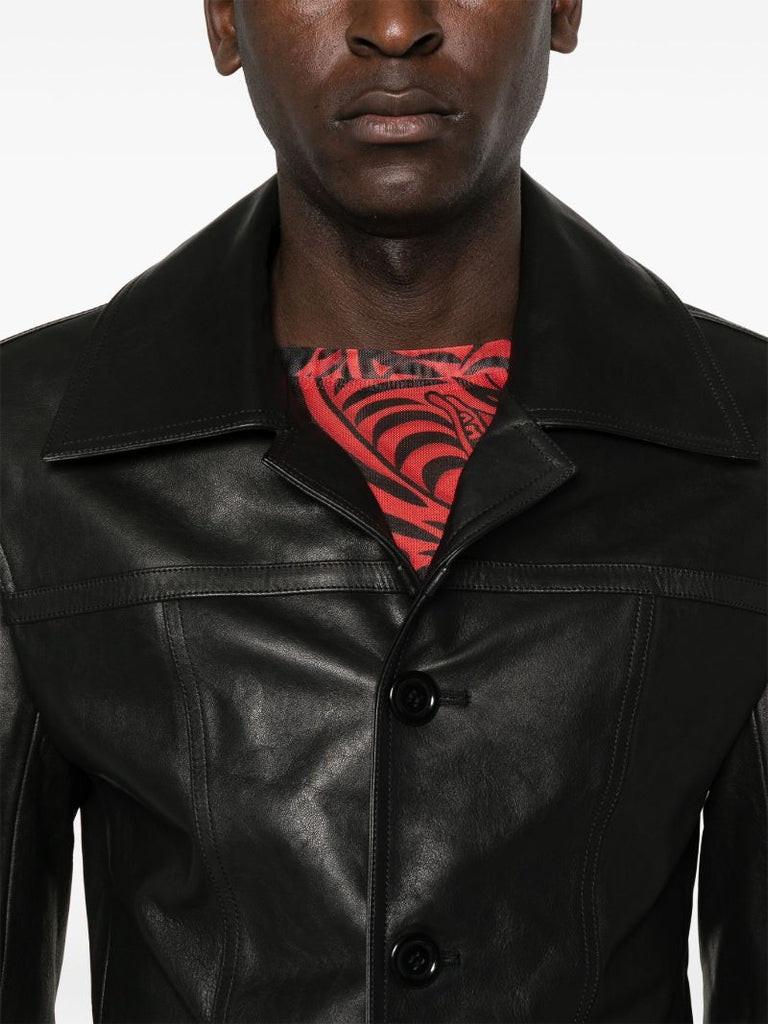 Black Creep Leather Jacket