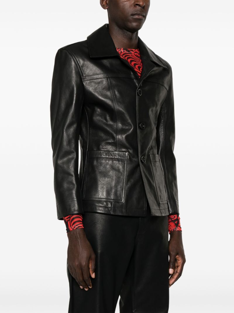 Black Creep Leather Jacket
