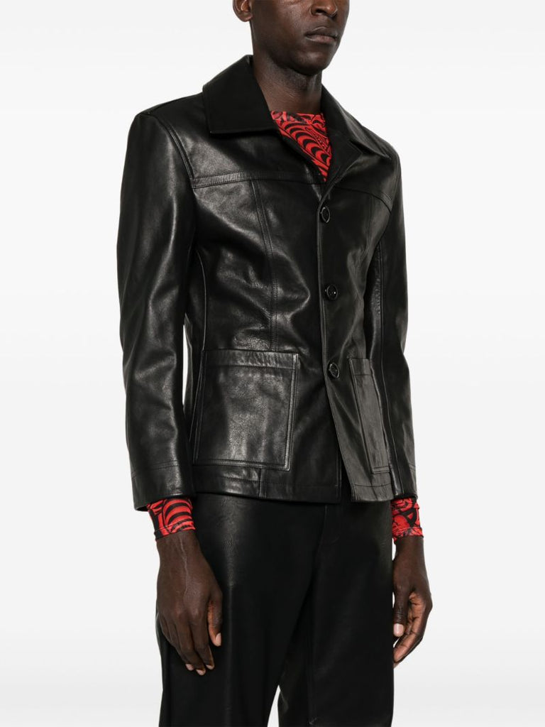 Black Creep Leather Jacket