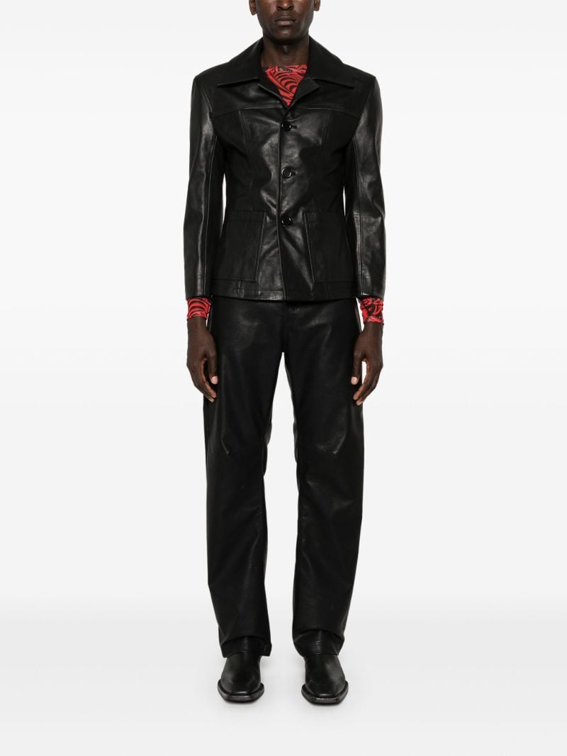Black Creep Leather Jacket