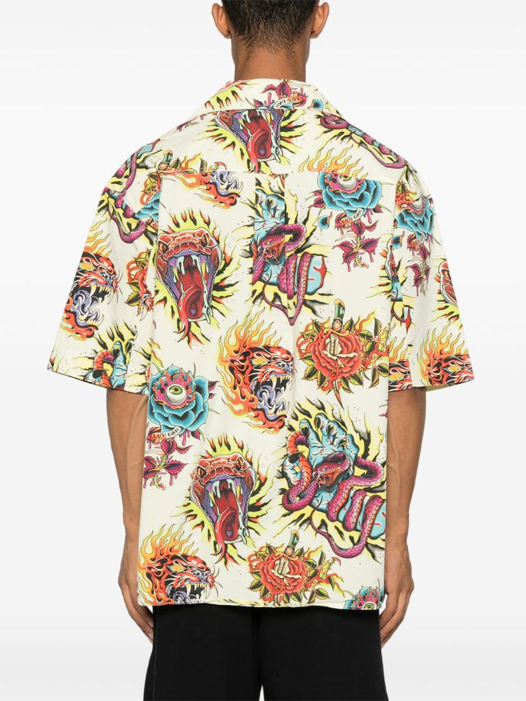 Tatted-print Shirt