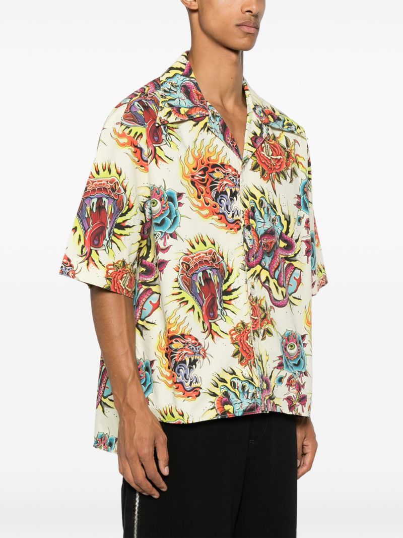Tatted-print Shirt