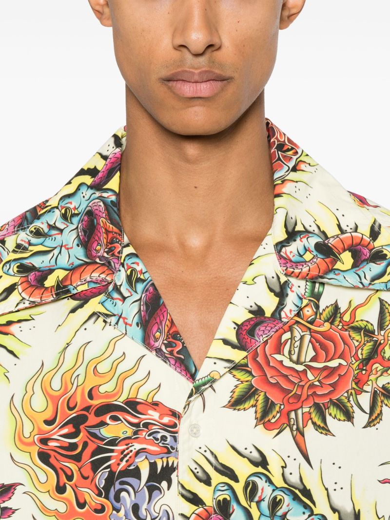 Tatted-print Shirt