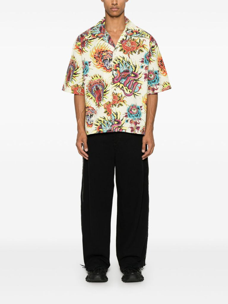 Tatted-print Shirt
