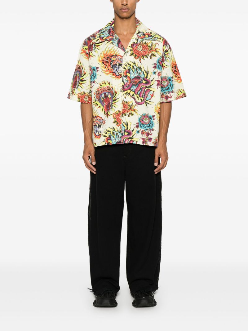 Tatted-print Shirt
