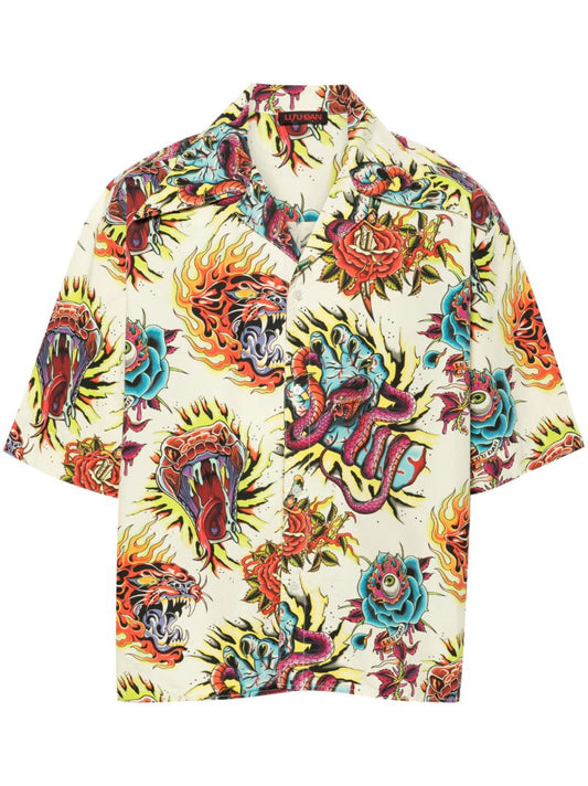 Tatted-print Shirt