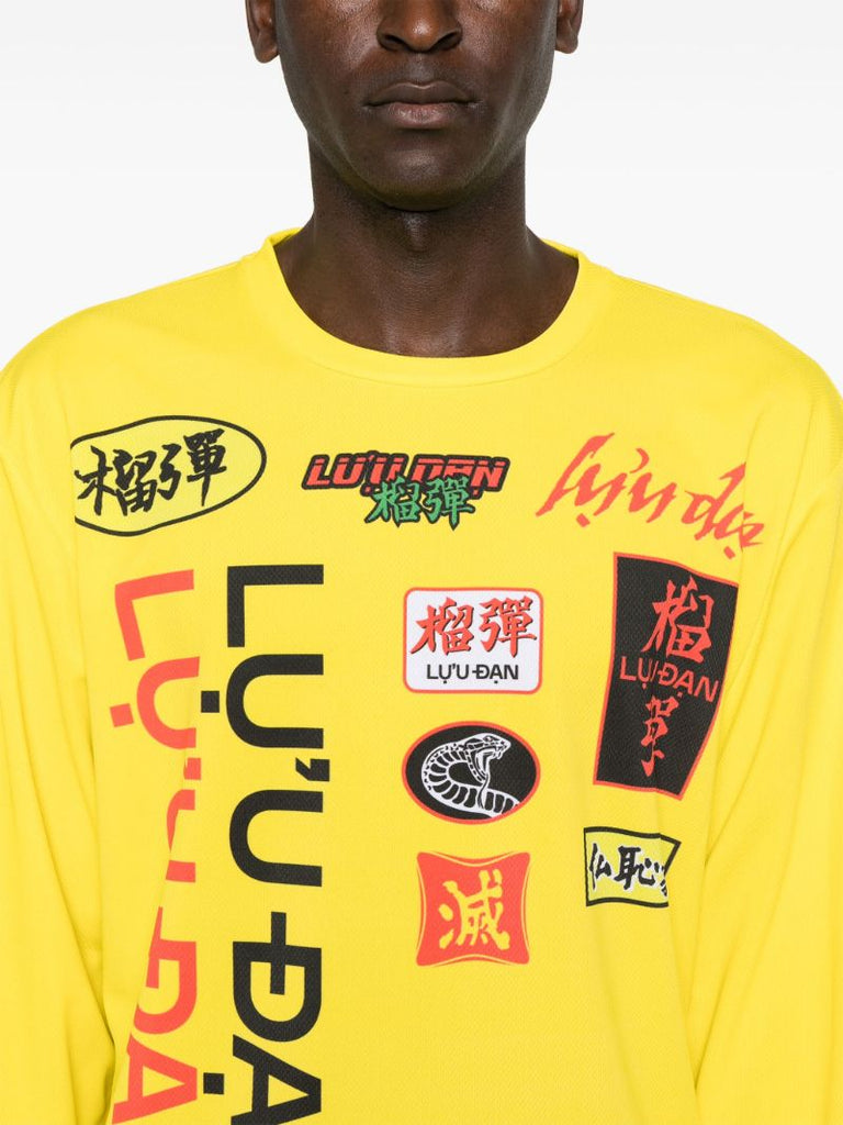 Yellow Graphic-print T-shirt