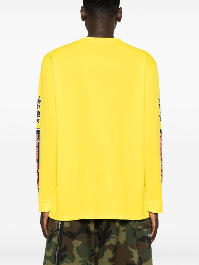 Yellow Graphic-print T-shirt