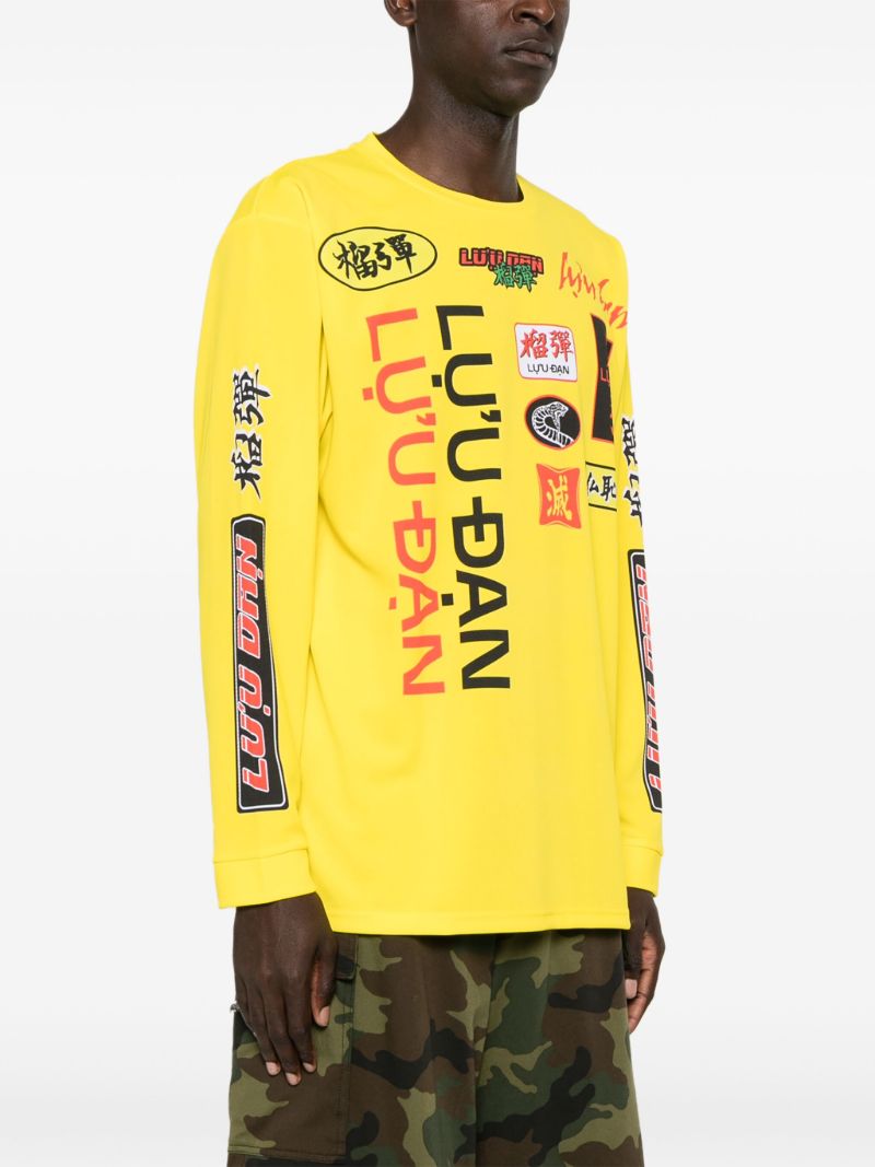 Yellow Graphic-print T-shirt