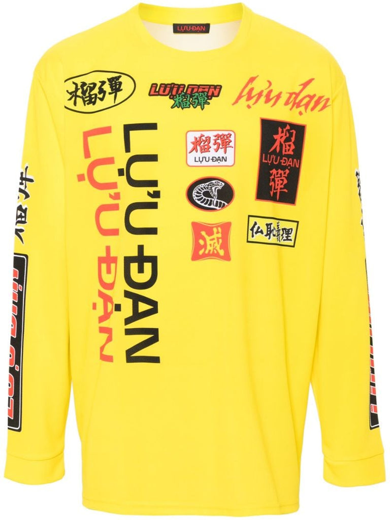 Yellow Graphic-print T-shirt