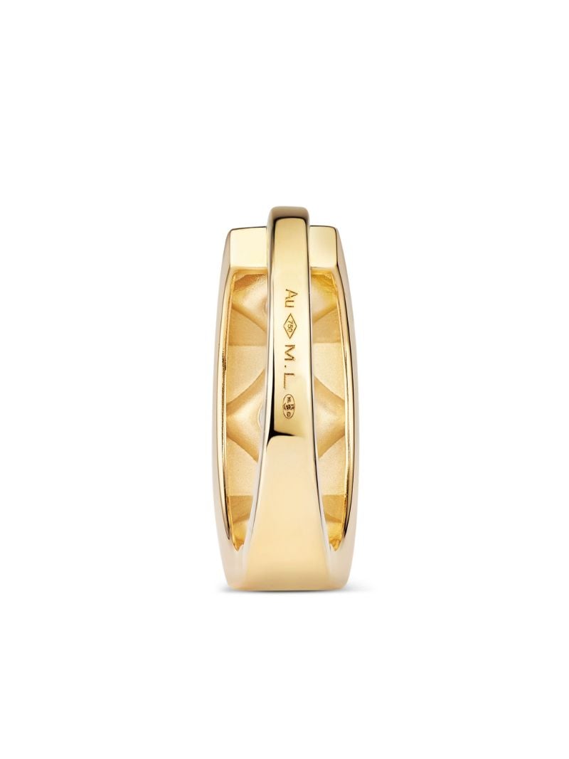 18k Yellow Gold Ecrou Diamond Earring