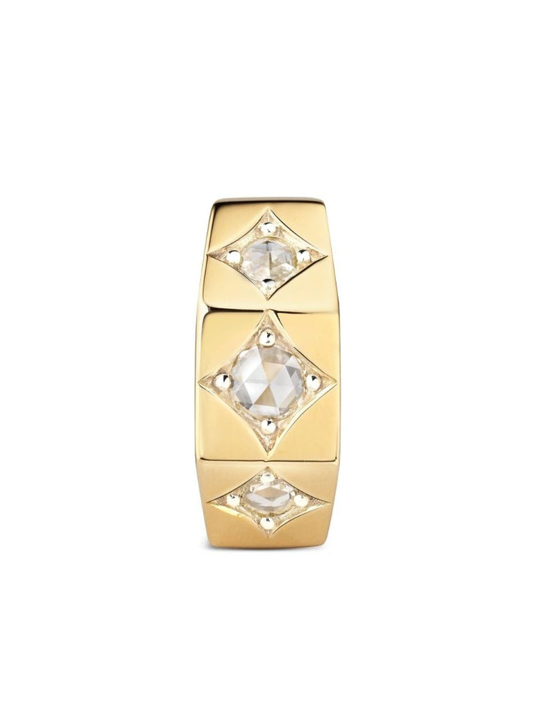 18k Yellow Gold Ecrou Diamond Earring