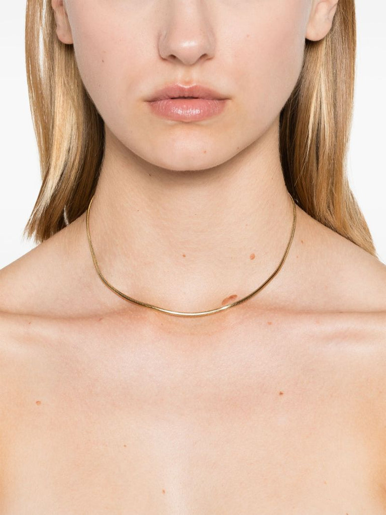 14k Yellow Gold Snake Chain Necklace