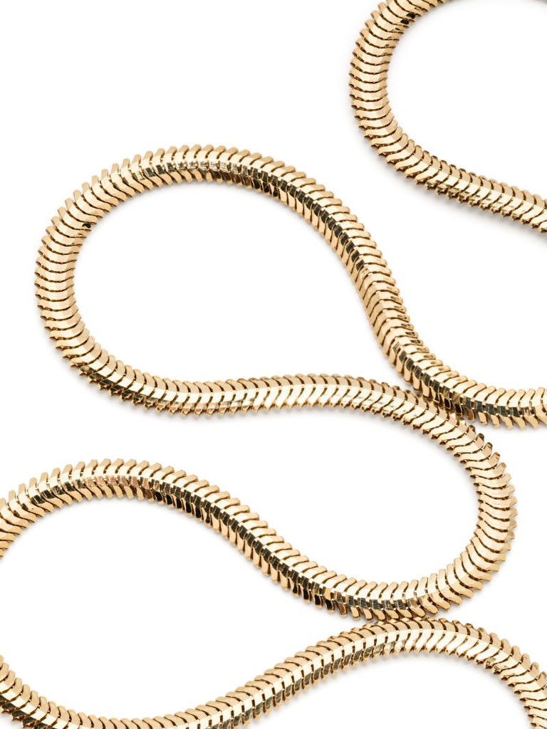 14k Yellow Gold Snake Chain Necklace