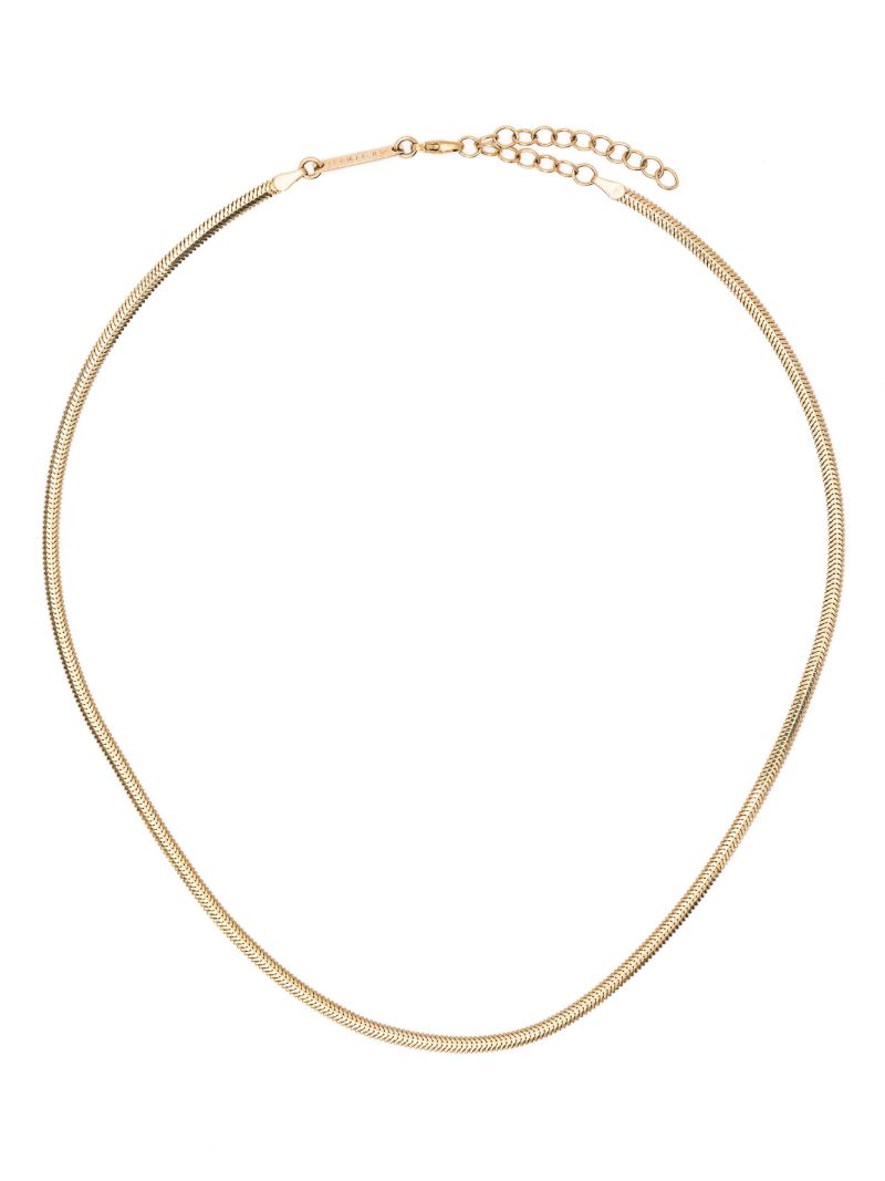 14k Yellow Gold Snake Chain Necklace