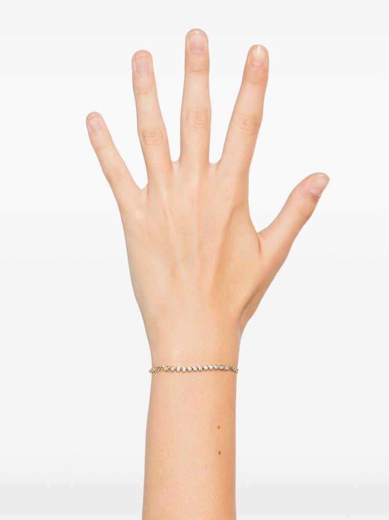14k Yellow Gold Diamond Bracelet