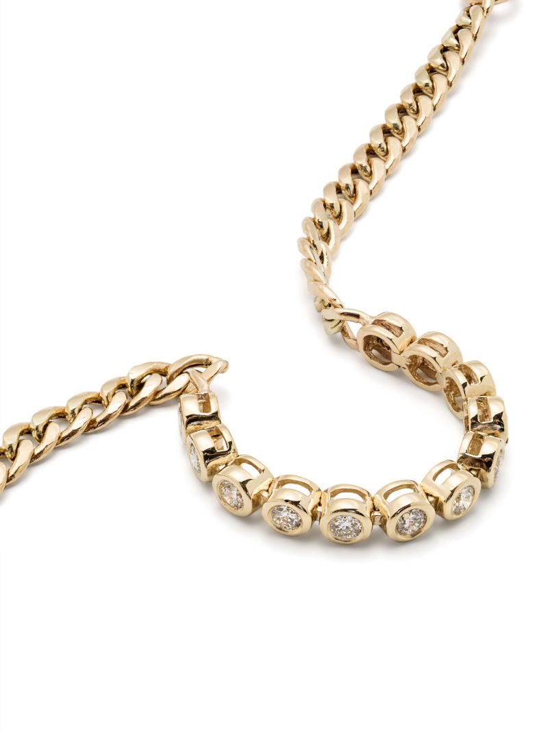 14k Yellow Gold Diamond Bracelet