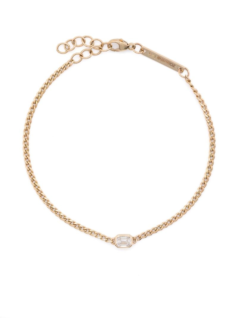 14k Yellow Gold Diamond Bracelet