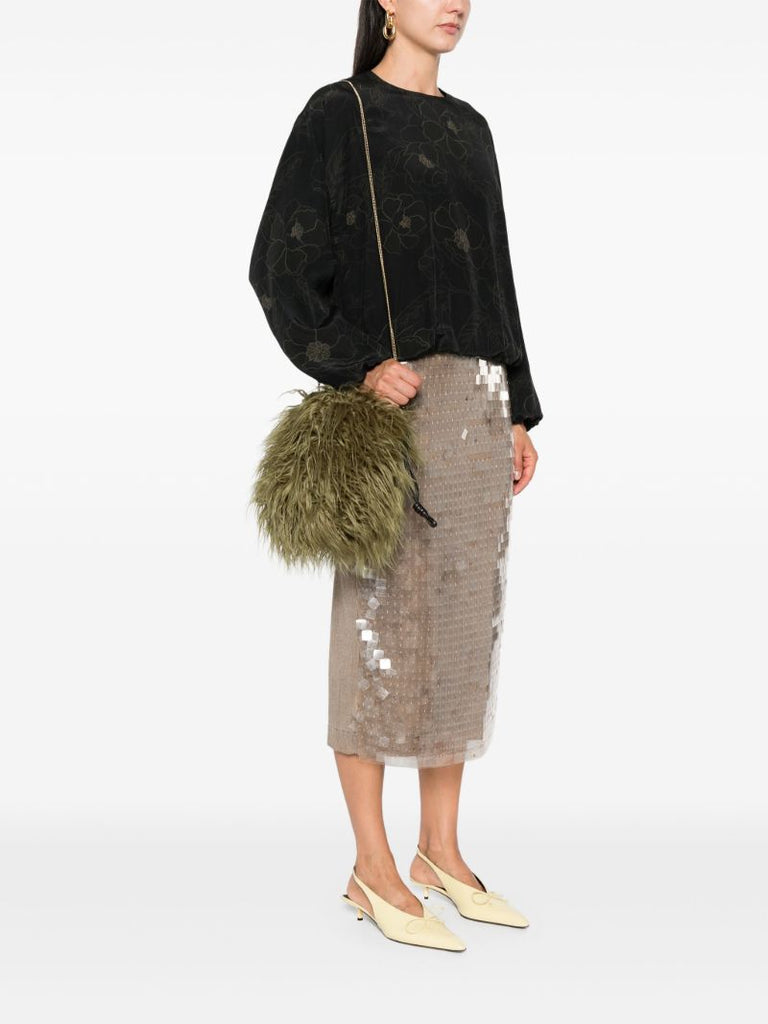 Faux-fur Cross Body Bag