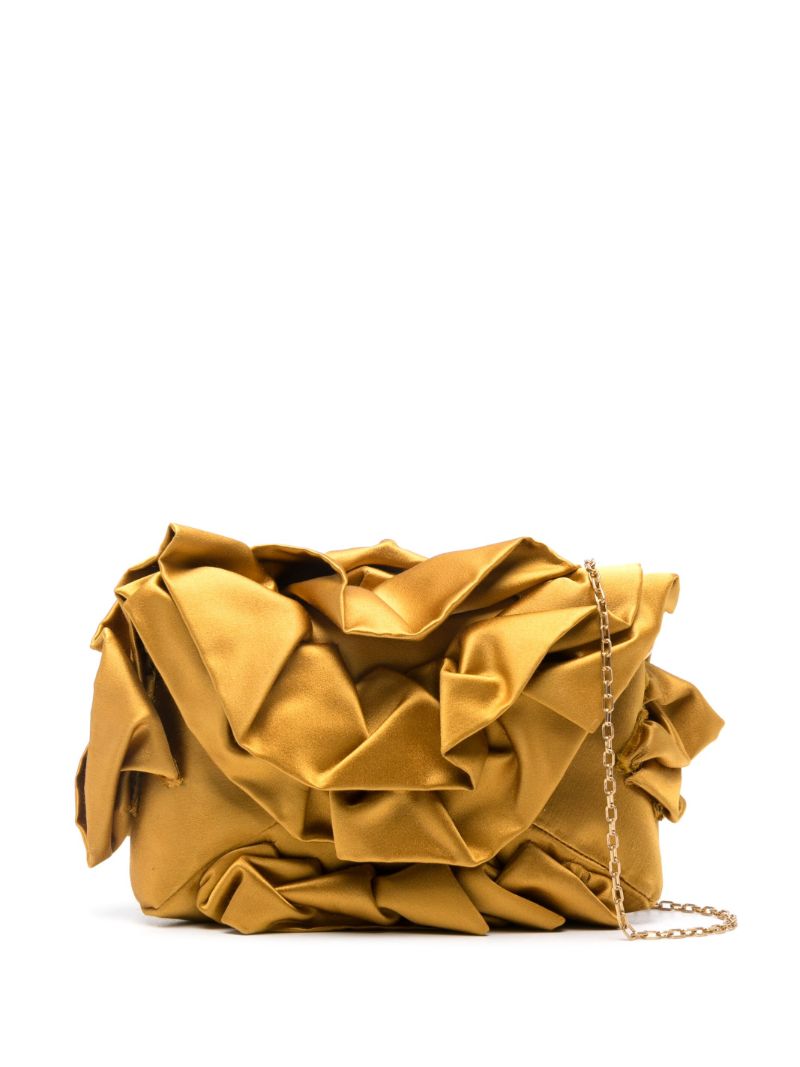 Ruffled Clutch Bag