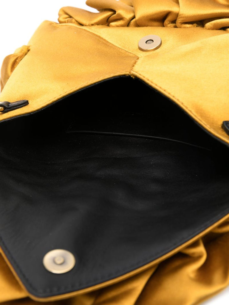 Ruffled Clutch Bag
