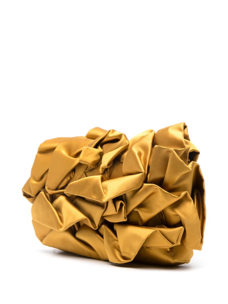 Ruffled Clutch Bag