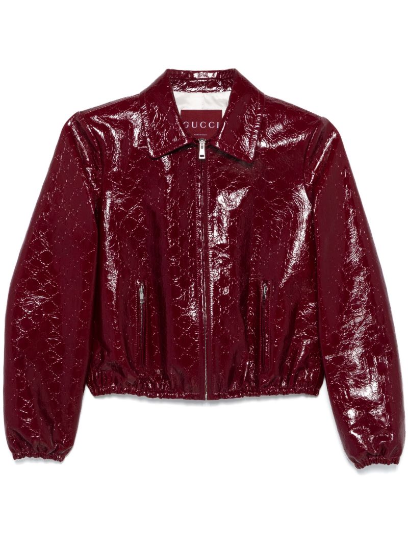 Gg Leather Jacket