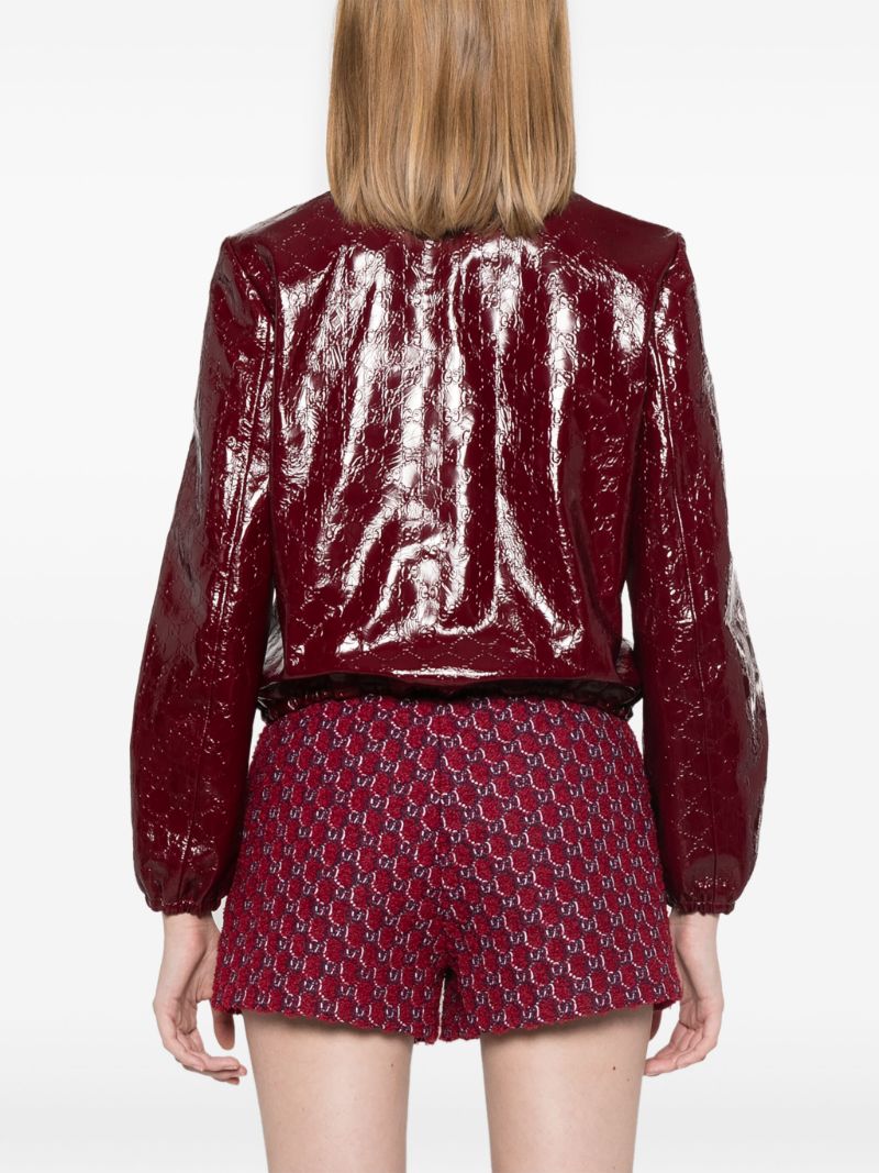 Gg Leather Jacket