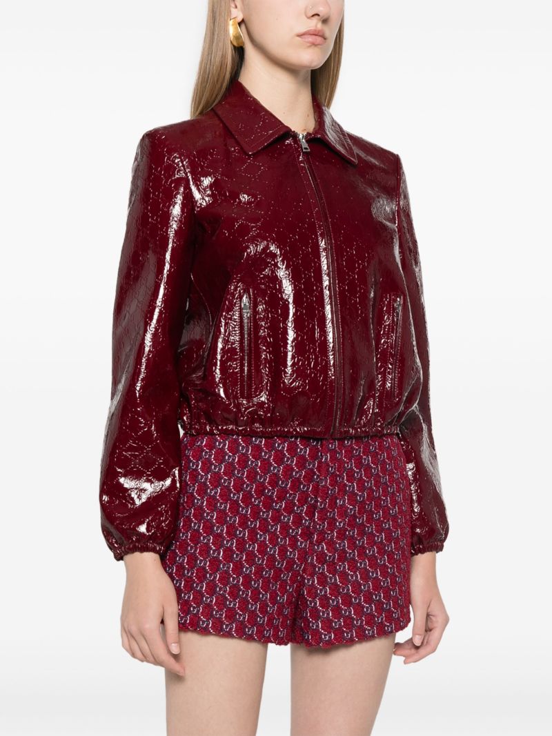 Gg Leather Jacket
